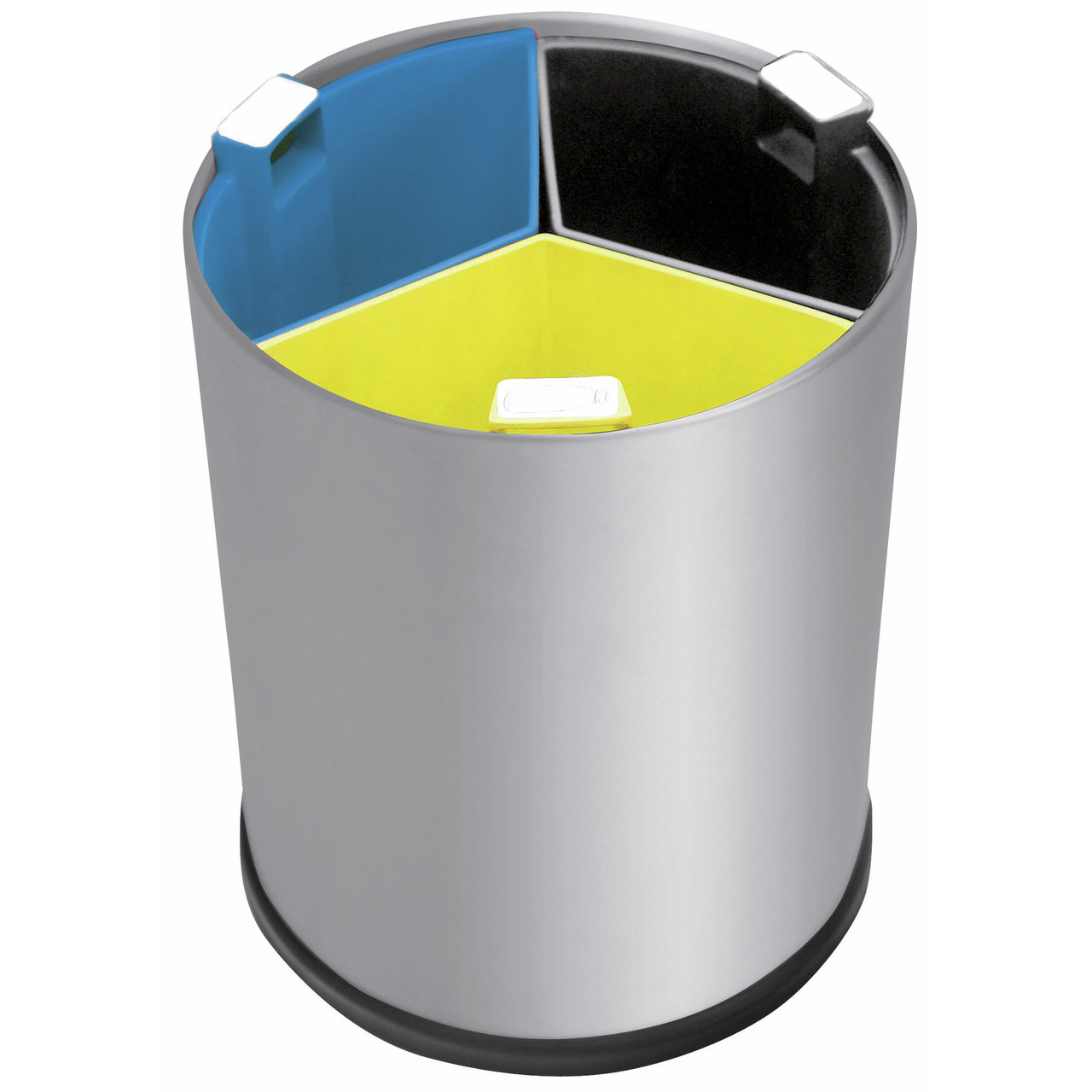 RecyclingRecyclingbehälterRecycle zur Befestigung an der Möbeltür, 1  ausziehbarer 15 Liter Becher, Kunststoff anthrazitgrau