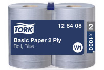 TORK Papierrolle, blau, 2-lagig, 2 Rollen