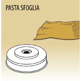 Matrize Pasta Sfoglia, für Nudelmaschine 516002 bis 516004