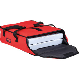 Pizza-Transporttasche, GoBag, rot, für 2 x 406 mm Pizzaschachteln