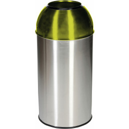 Recyclingbehälter mit Einwurföffnung 40 l, gelb