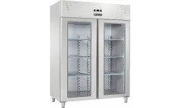 Kühlschrank mit Glastür, 1400 l, GN 2/1
